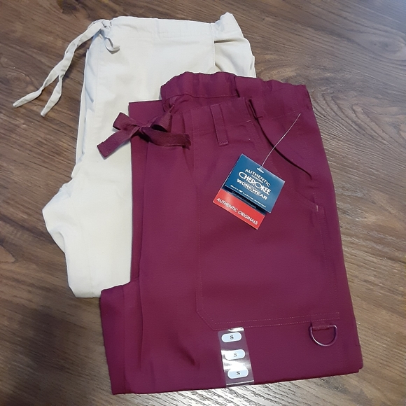 Cherokee & Dickies Pants - TWO Nurses/Caregiver Uniform Pants Sz Sm. For $ 16